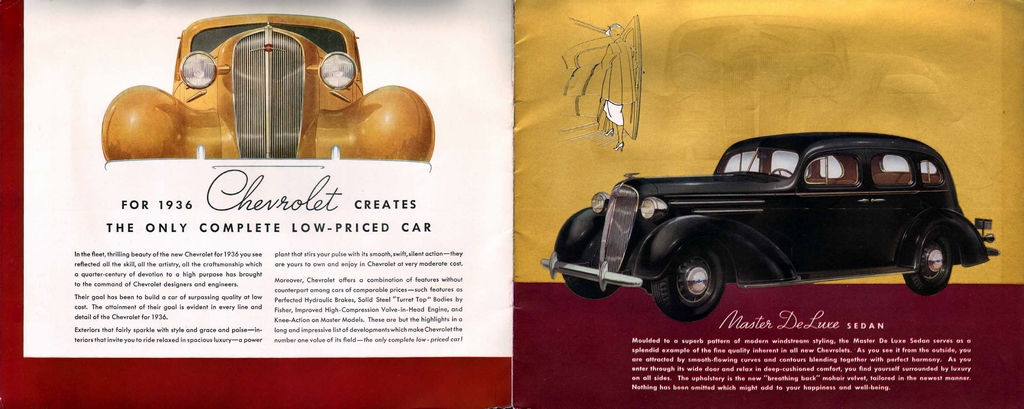 1936 Chevrolet Deluxe Brochure Page 3